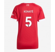Liverpool Ibrahima Konate #5 Koszulka Podstawowa damskie 2025-26 Krótki Rękaw